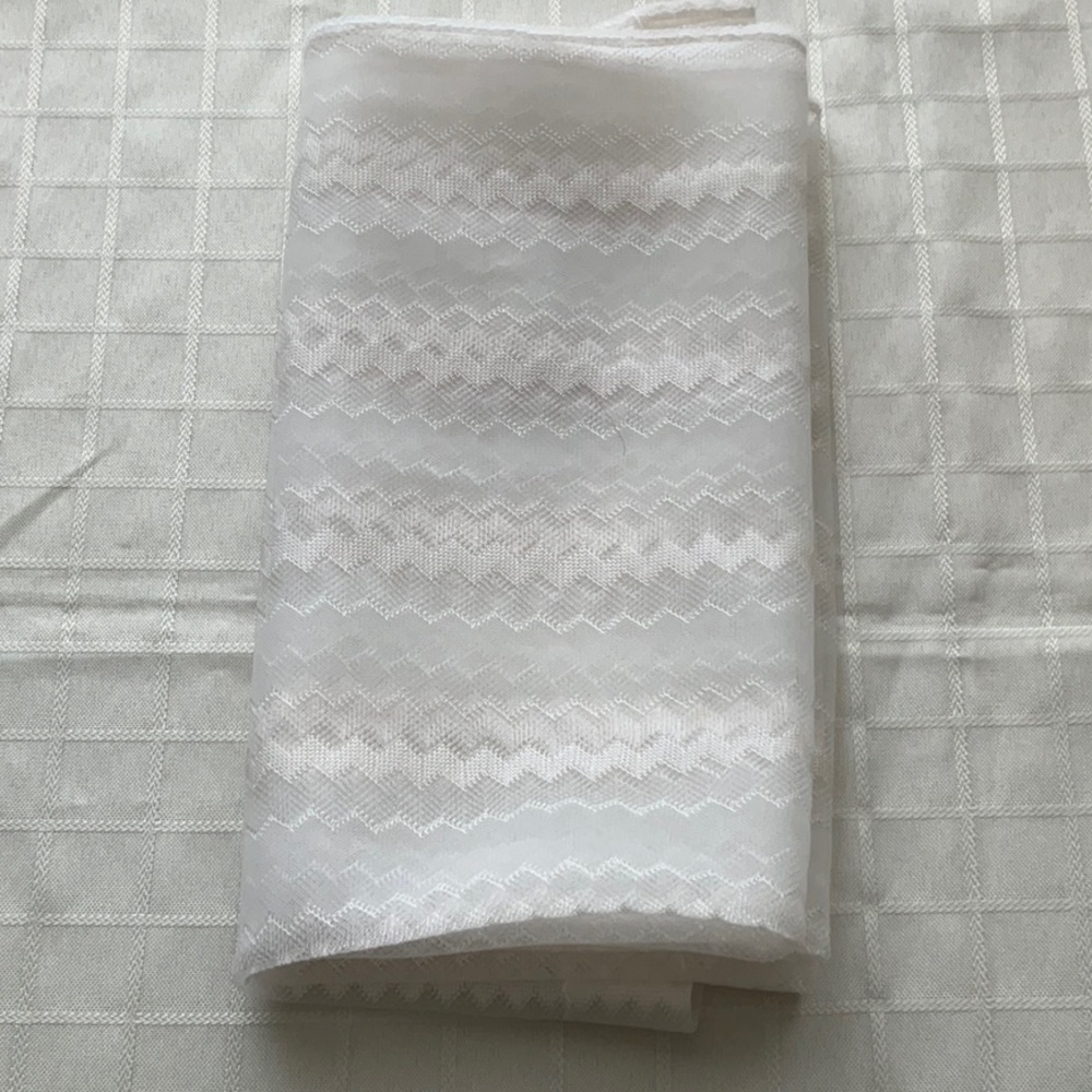 White Sheer scarf